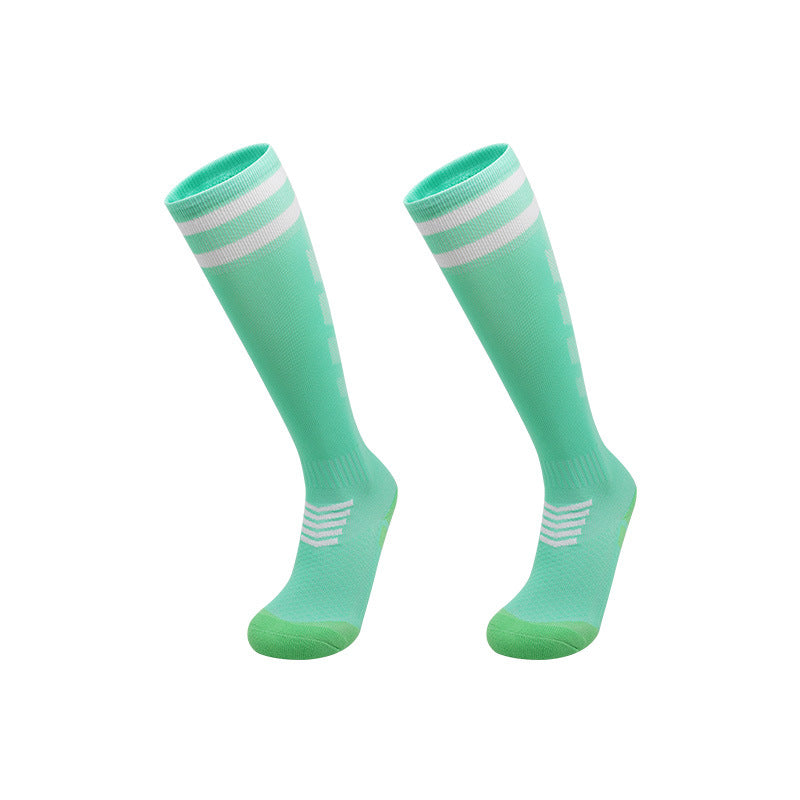 HUSHFOOT World Cup football socks in Aqua Green