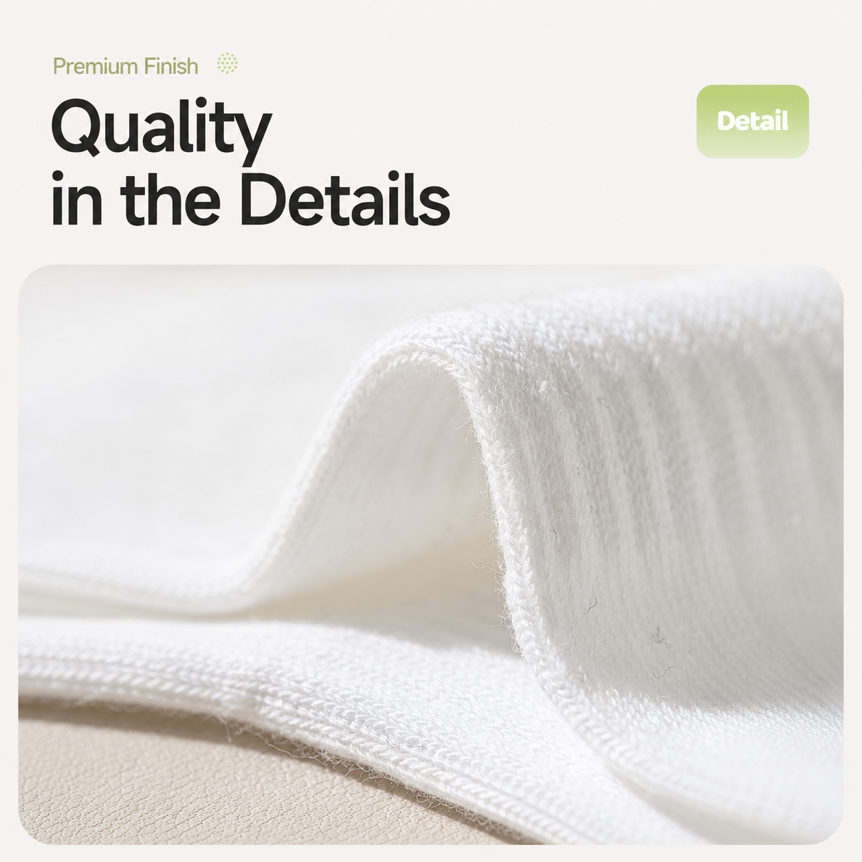 HUSHFOOT cotton crew ankle socks 3 pair pack in white - product image 11
