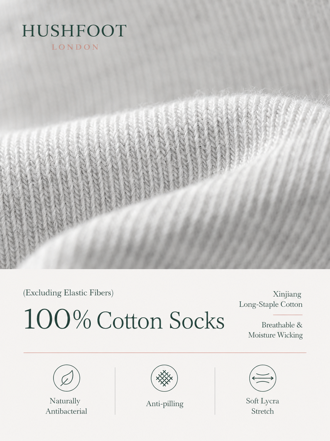 HUSHFOOT Boys Cotton Ankle Socks with Soft House Embroidery for School — English product image 2 (SKU 1997)