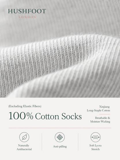 HUSHFOOT Boys Cotton Ankle Socks with Soft House Embroidery for School — English product image 2 (SKU 1997)