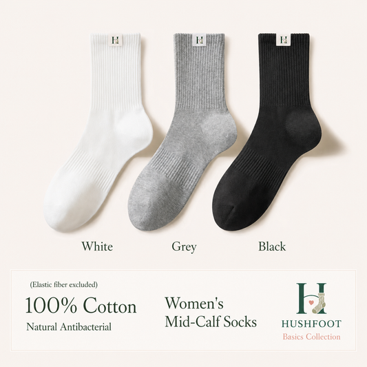 HUSHFOOT Family Matching Cotton Socks for women or men and couple at Home — English product image 1 (SKU 3074)