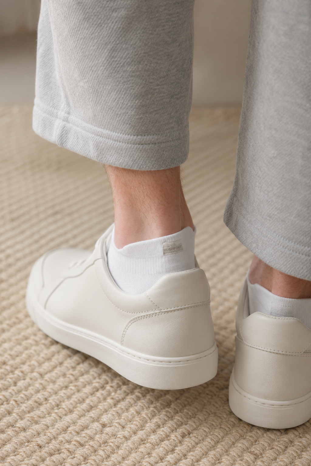 HUSHFOOT Men's Cotton Socks with House Motif for Everyday Wear — English product image 2 (SKU 3088)
