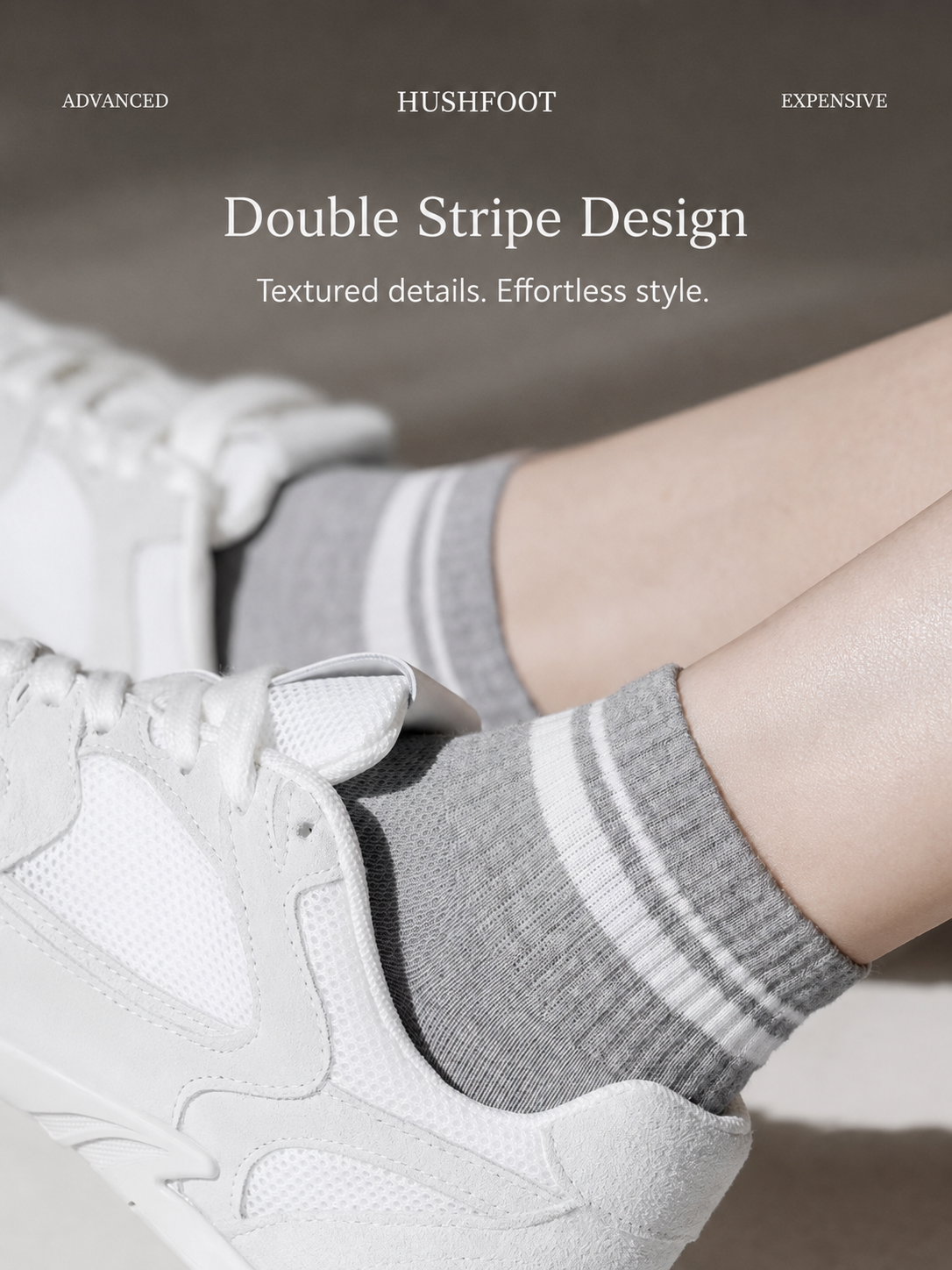 HUSHFOOT Women's Breathable Mesh Cotton Ankle Socks for Summer — English product image 3 (SKU 4218)