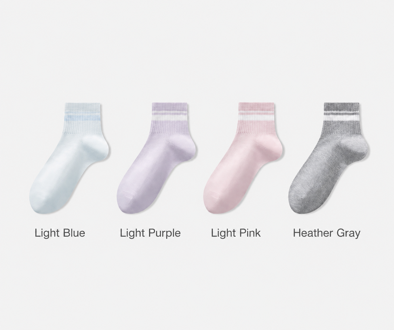 HUSHFOOT Women's Breathable Mesh Cotton Ankle Socks for Summer — English product image 4 (SKU 4218)