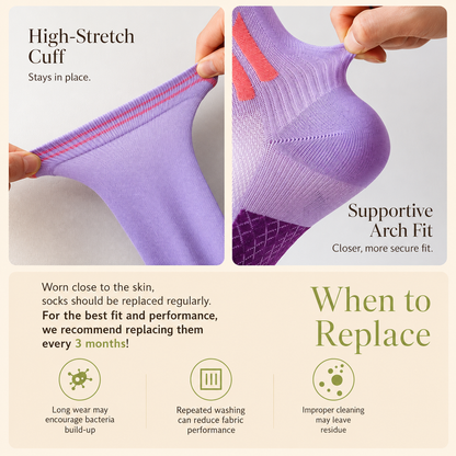 HUSHFOOT women compression knee socks for sport support - product image 6