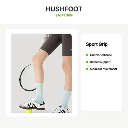HUSHFOOT sport grip sock feature