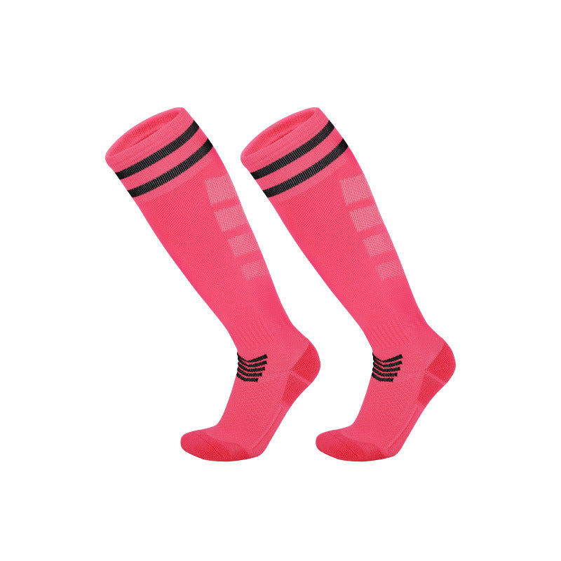 HUSHFOOT World Cup football socks in Rose Pink