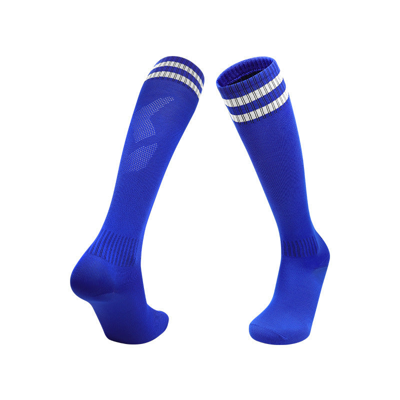 HUSHFOOT World Cup team colour football socks in Vivid Blue / White