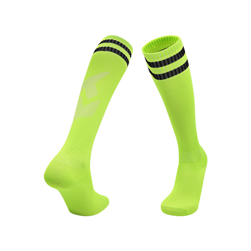 HUSHFOOT World Cup team colour football socks in Neon Green