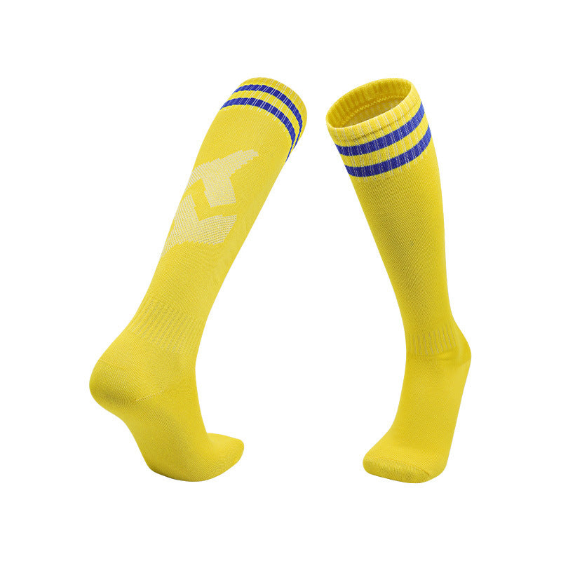 HUSHFOOT World Cup team colour football socks in Yellow / Blue