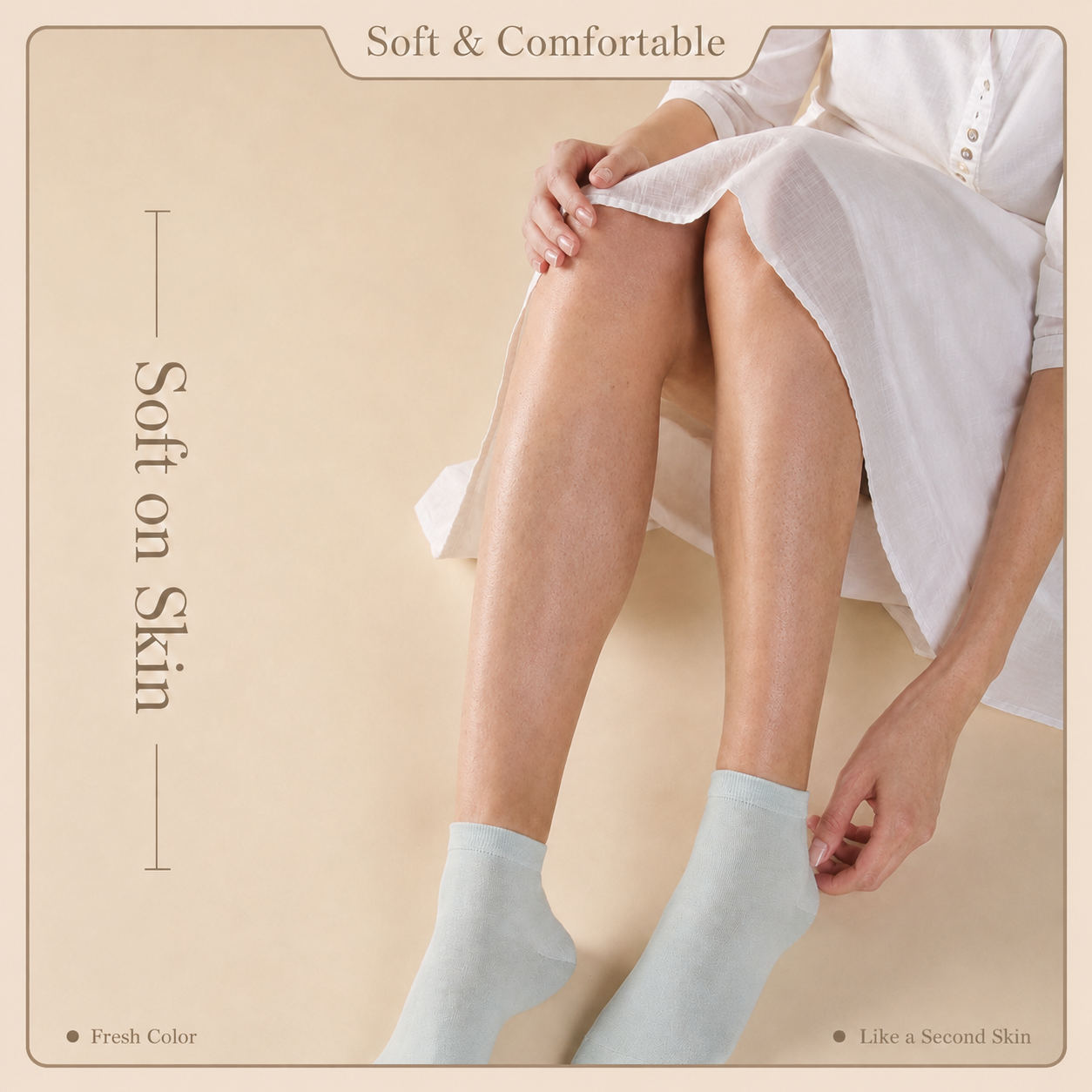 HUSHFOOT wormwood cotton ankle sport socks product image 2