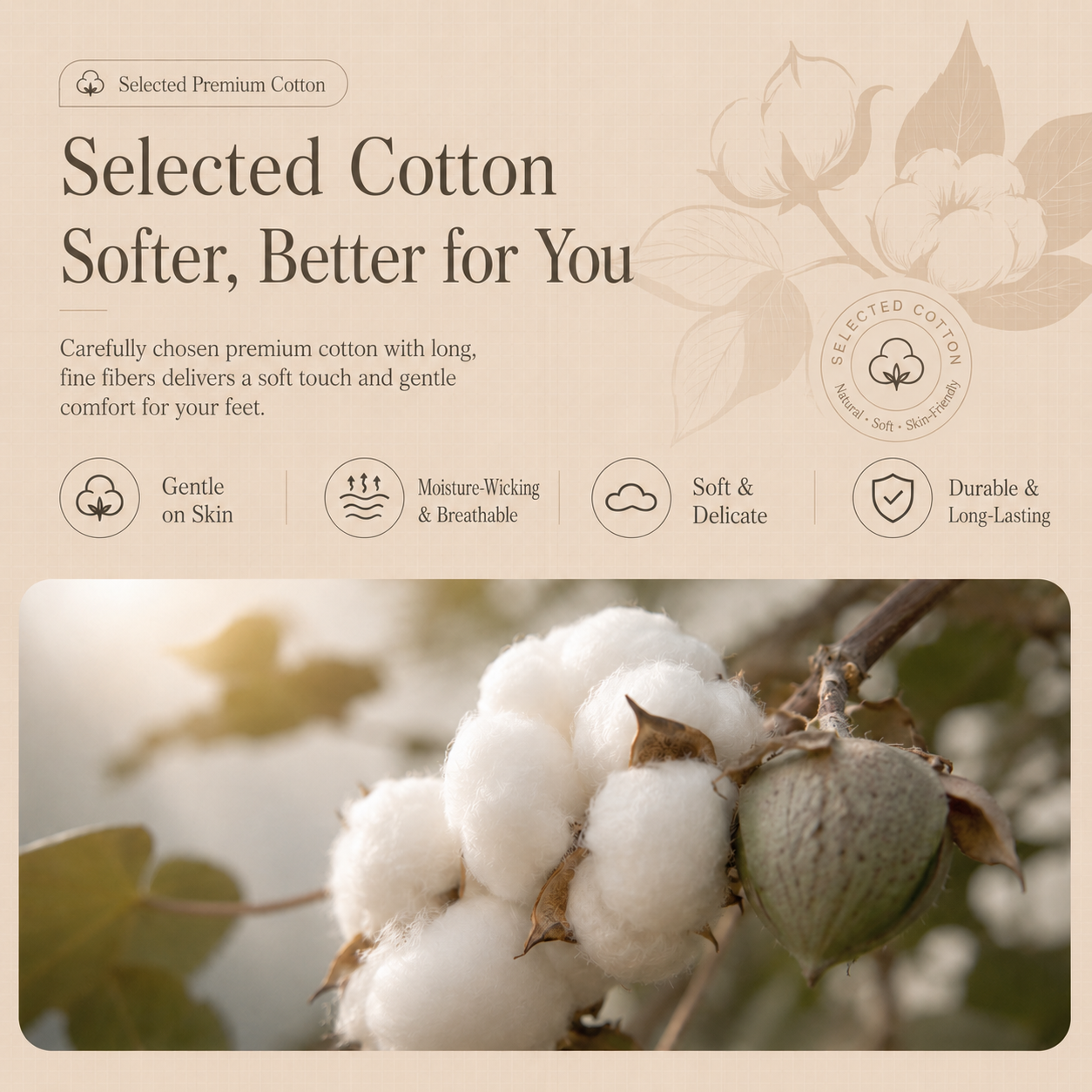 HUSHFOOT wormwood cotton ankle sport socks product image 5